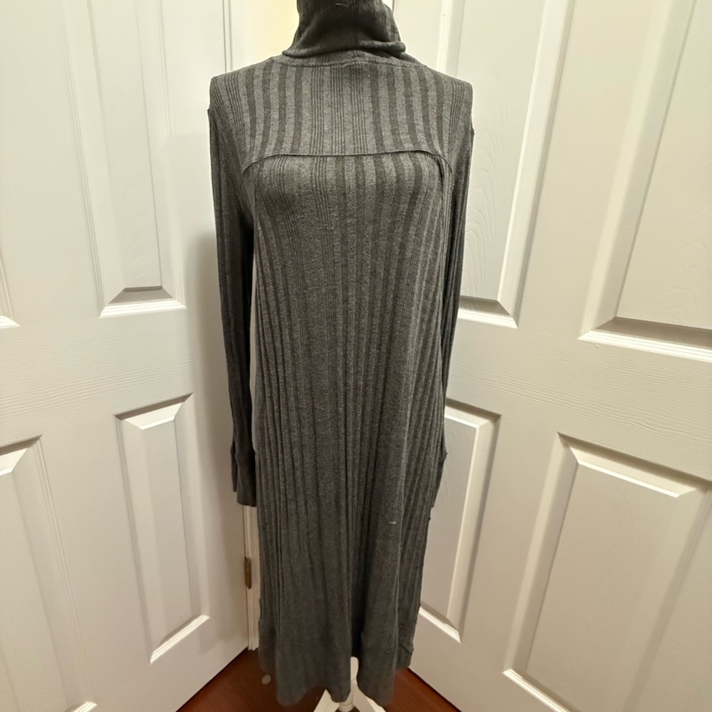 We the Free People Ribbed Turtleneck Tunic Dress Lightweight